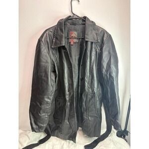 G-III Vintage 100% Leather  Jacket  size large